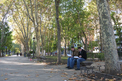 Chanting in Madrid